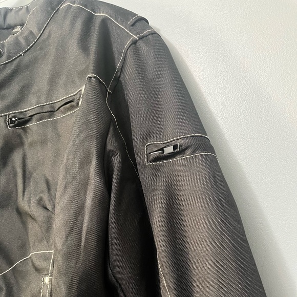 Vance Leathers Textile Fabric Fitted Moto Jacket with Removable Quilted Liner - Picture 5 of 13